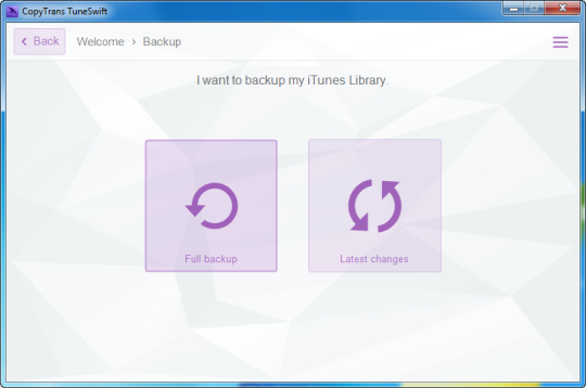 CopyTrans TuneSwift 2.508 software screenshot