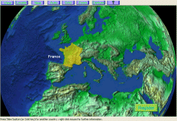 Country Locator 1.01 software screenshot