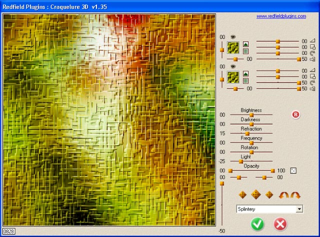 Craquelure 3D plug-in 1.70 software screenshot