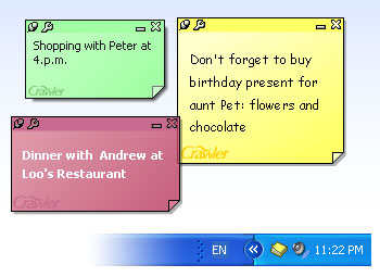 Crawler Notes 4.5 software screenshot