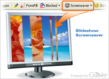 Crawler Slideshow Screensaver 4.5 software screenshot