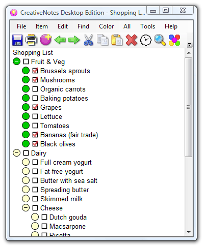CreativeNotes Desktop Edition 4.0 Build 1339 software screenshot
