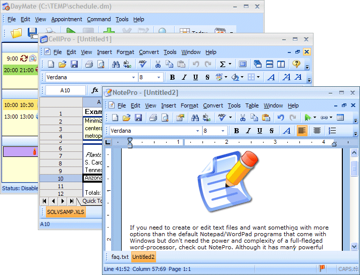 Crystal Office 1.44 software screenshot