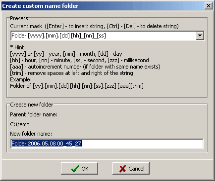 Custom Folder 1.9 software screenshot
