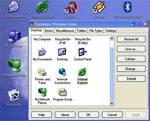 CustomIcons 4.1 software screenshot