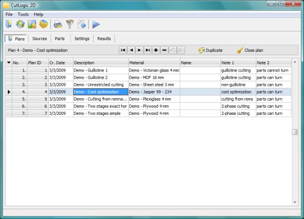 CutLogic 2D 5.1.1 software screenshot