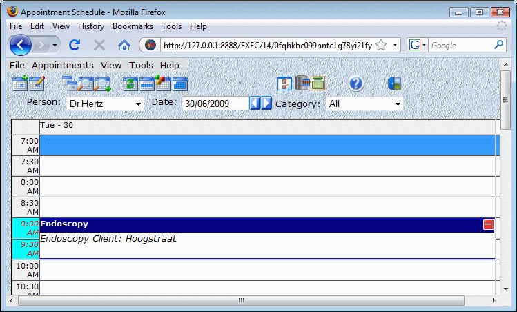 CyberMatrix Pro Schedule Web 7.11 software screenshot