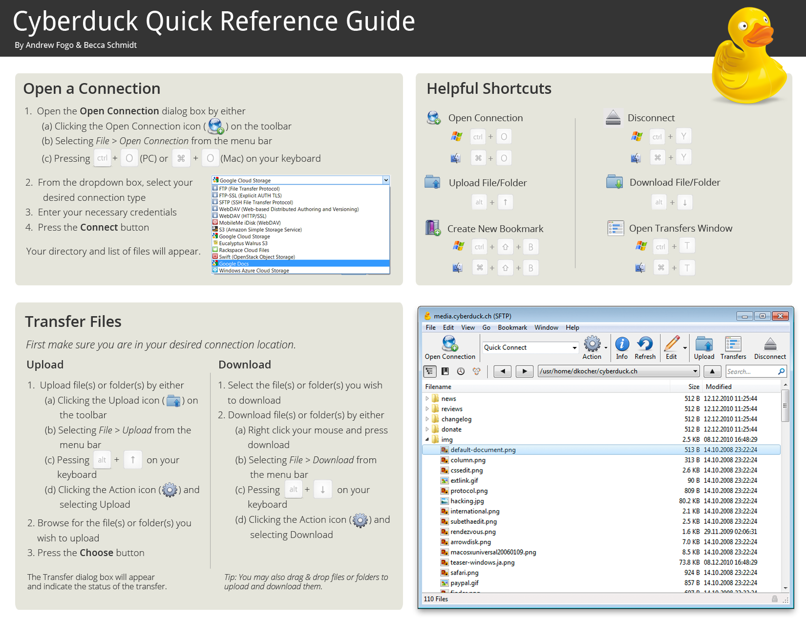 Cyberduck 6.1.0 software screenshot