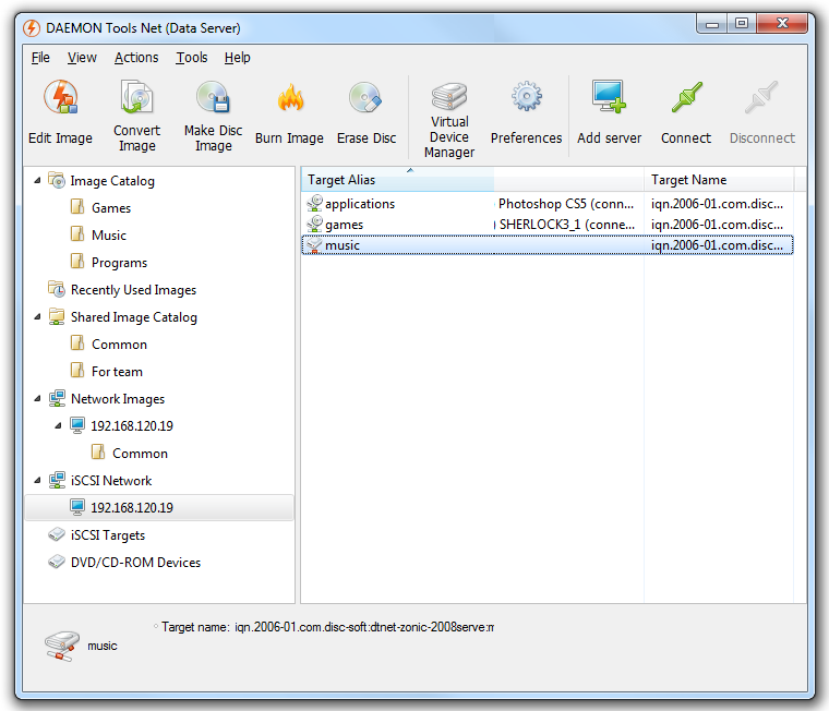 DAEMON Tools Net 5.1.0.0187 software screenshot