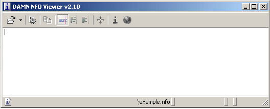 DAMN NFO Viewer 2.10.0032.RC3 software screenshot