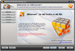 DBConvert for FoxPro & MSSQL 4.6.5 software screenshot