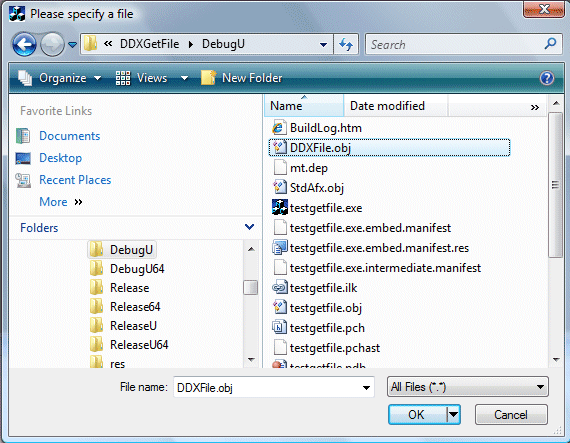 DDXFile 1.25 software screenshot