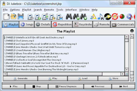 DJ Jukebox 19.0 software screenshot