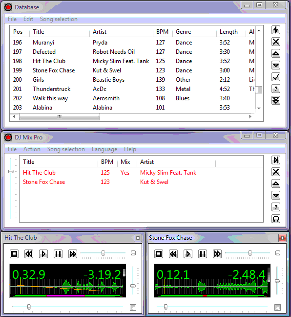 DJ Mix Pro 3.0.83.0 software screenshot