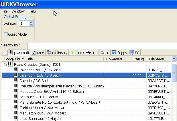 DKVBrowser 2.03 Alpha software screenshot