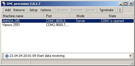 DNC Precision Pro 2.8.5.330 software screenshot