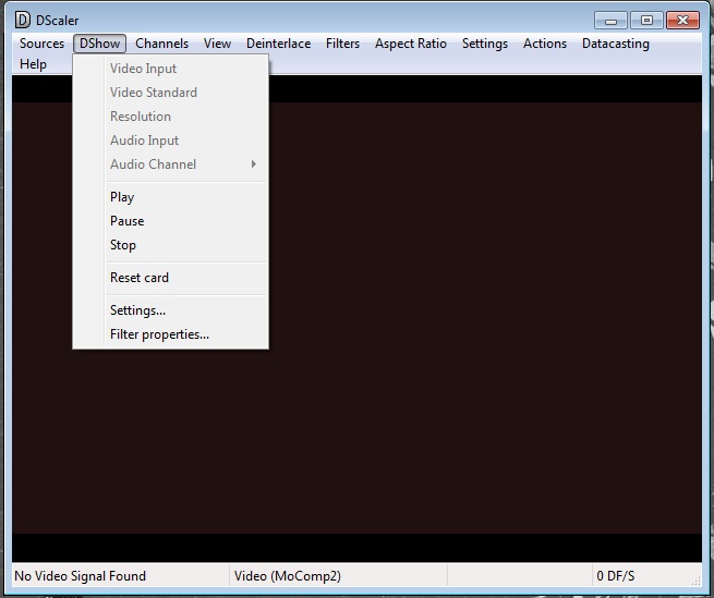DScaler 4.2.2 software screenshot