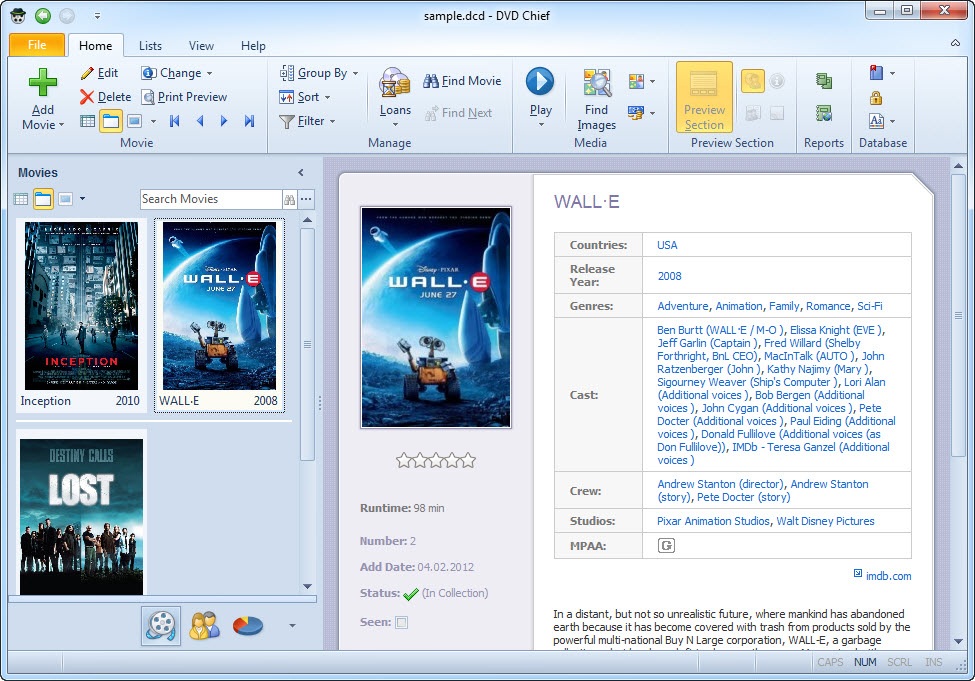DVD Chief 2.20 Build 694 software screenshot