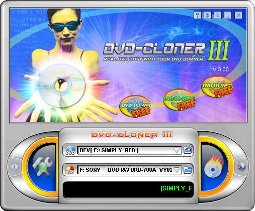 DVD-Cloner III 4.8 software screenshot