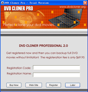 DVD Cloner Pro 7.3.8 software screenshot
