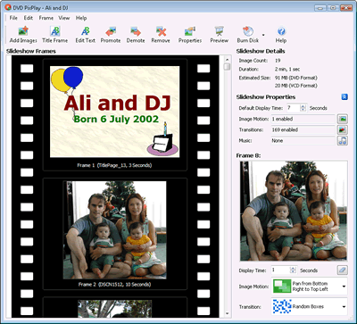 DVD PixPlay 10.21 software screenshot