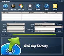 DVD Rip Factory 8.0.7.24 software screenshot