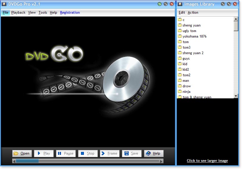 DVDGo Pro 2.2 software screenshot