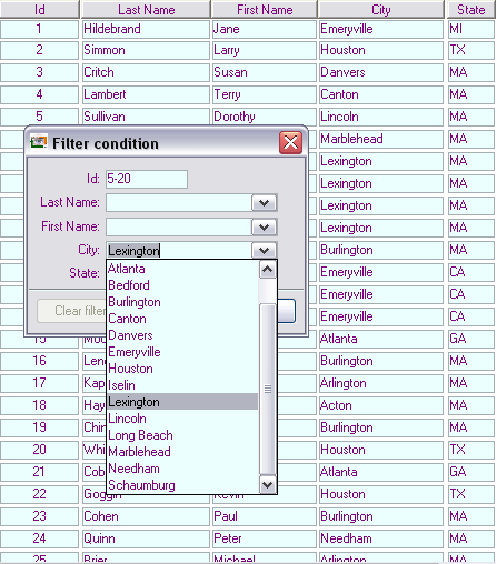 DWCFilter 1.5 software screenshot