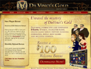 Da Vincis Gold Casino by Online Casino Extra 2.0 software screenshot