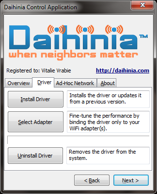 Daihinia 1.7.15 software screenshot