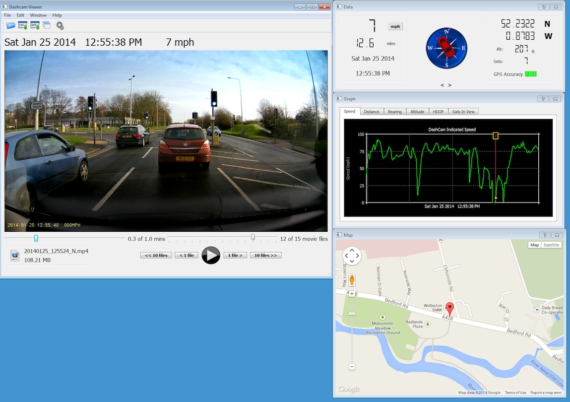 Dashcam Viewer 2.6.3 software screenshot