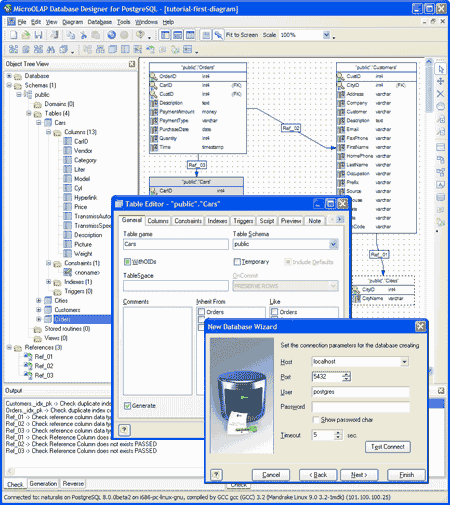 MicroOLAP Database Designer for PostgreSQL 1.11.3.1070 software screenshot