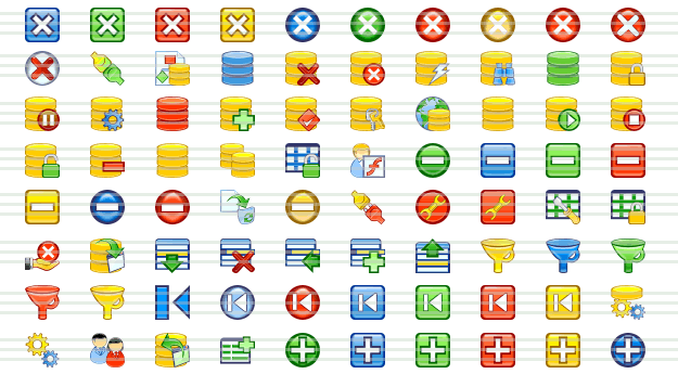 Database Icon Collection 1.0 software screenshot