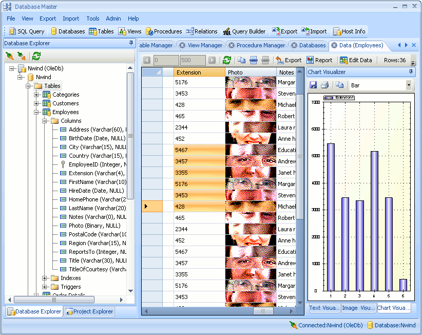 Database Master 5.5.1419.18114 software screenshot