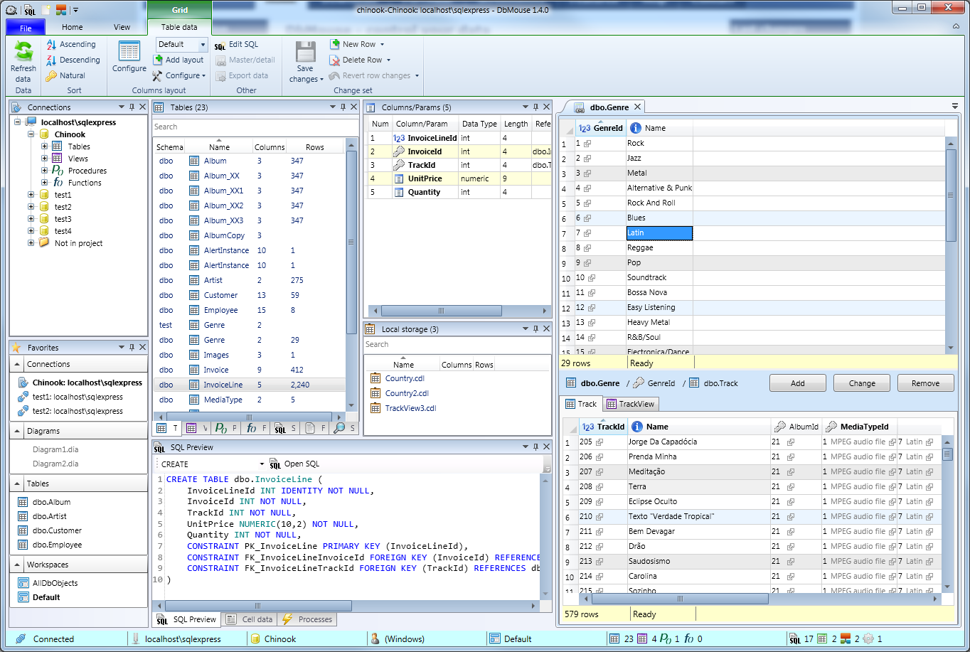 DbMouse 6.4.1.1aa46e0 software screenshot