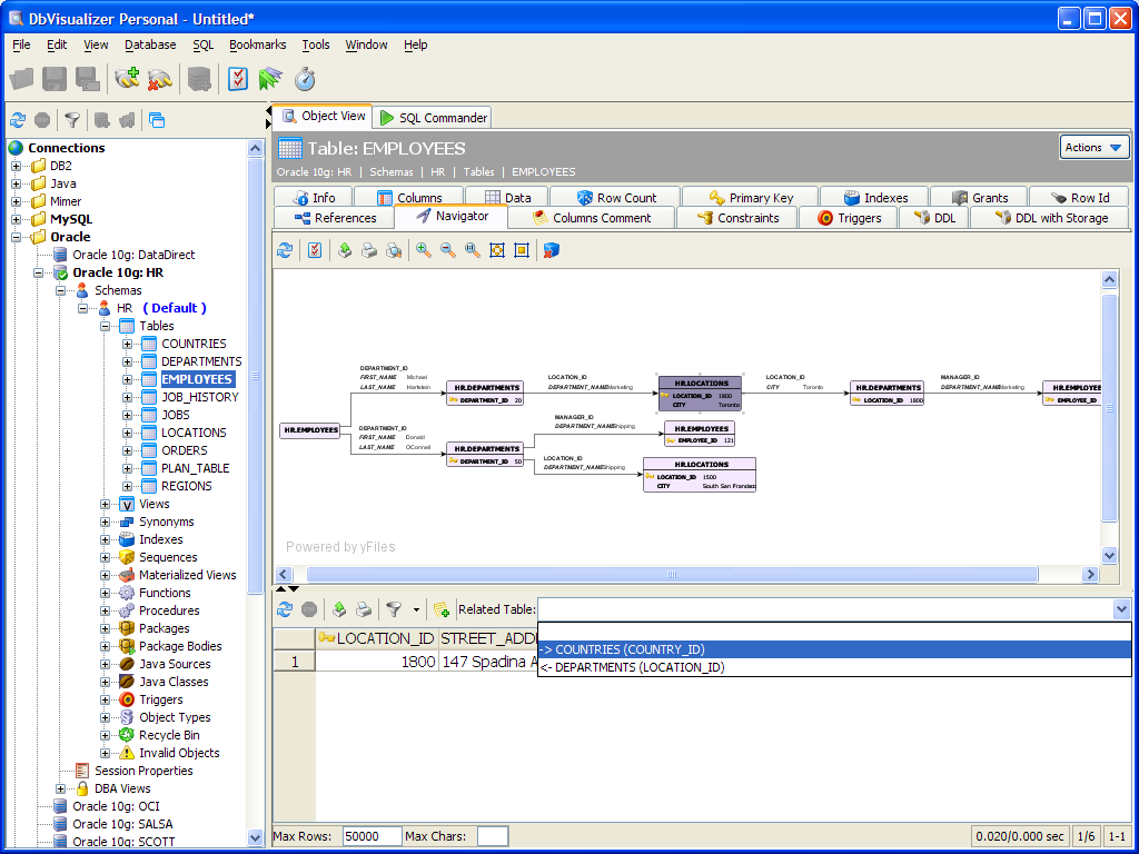 DbVisualizer 9.5.3.2600 software screenshot