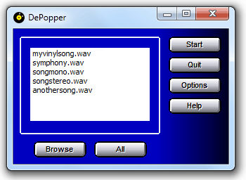 DePopper 4.0.7.0 software screenshot