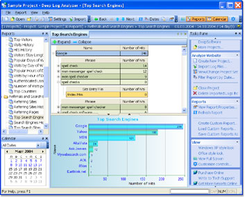 Deep Log Analyzer 4.0 software screenshot