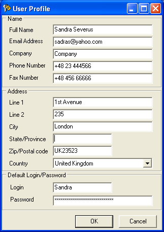 Dekart Password Carrier 2.02 software screenshot