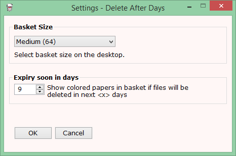 Delete After Days 2.0.0 software screenshot