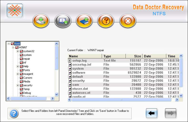 Deleted Hard Drive File Recovery Tool 3.0.1.5 software screenshot