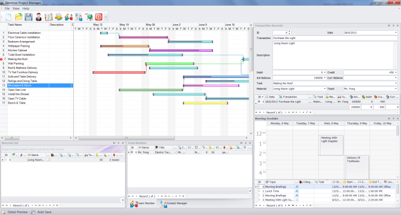 Dennisse Project Manager 1.0.0.0 software screenshot
