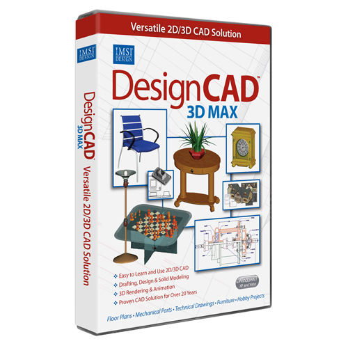 DesignCAD 3D Max 24.0 software screenshot