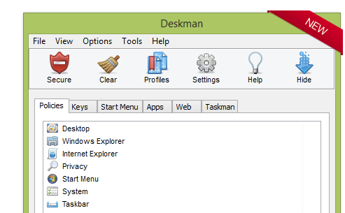 Deskman Network 6.0.6246.36808 software screenshot