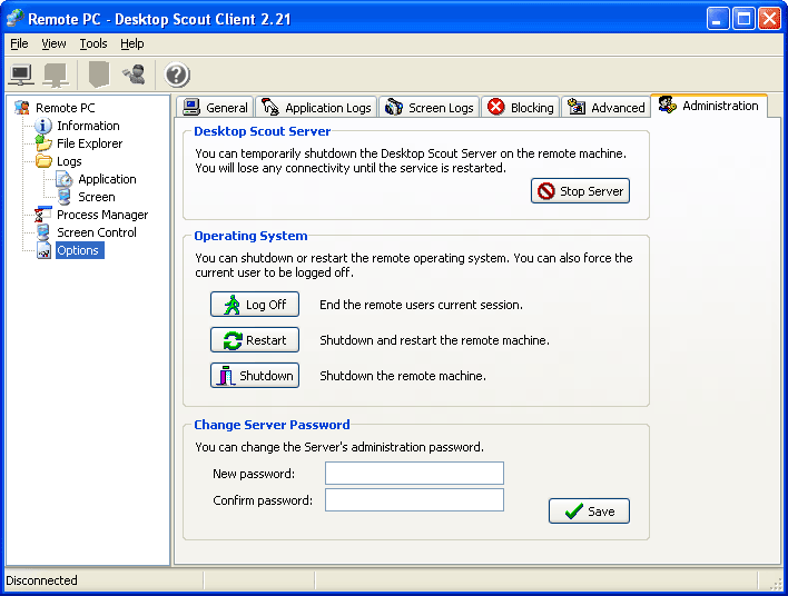 Desktop Scout 5.20 software screenshot