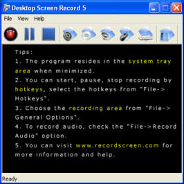 Desktop Screen Record 5.0 software screenshot