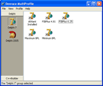Devrace MultiProfile 1.08 software screenshot