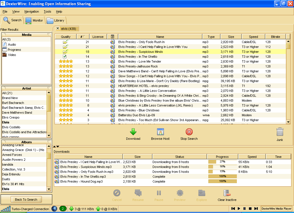 DexterWire 4.2.6 software screenshot