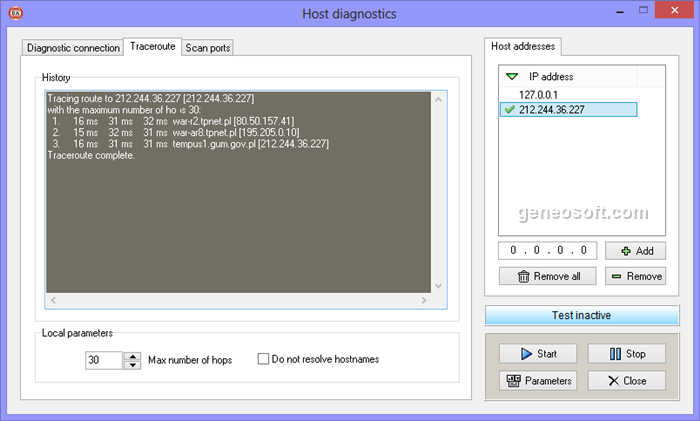 DiagAxon 2.3 software screenshot