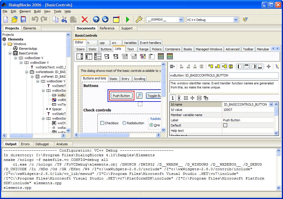 DialogBlocks 5.13.1 software screenshot